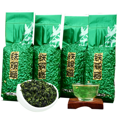 買1送3 安溪 鐵觀音 2018年新茶春茶濃香型烏龍茶 散裝袋裝 茶葉